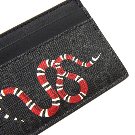 card holder gucci snake